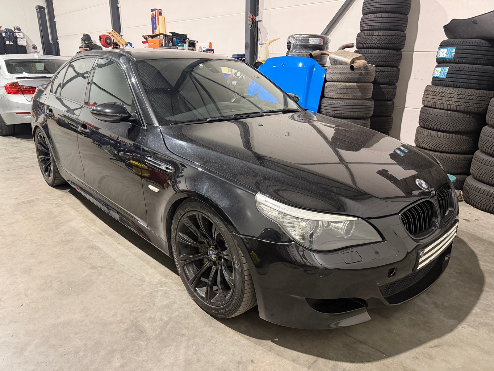 BMW M5 E60 V10, Auto's, BMW, Automaat, Achterwielaandrijving, Zwart, Zwart
