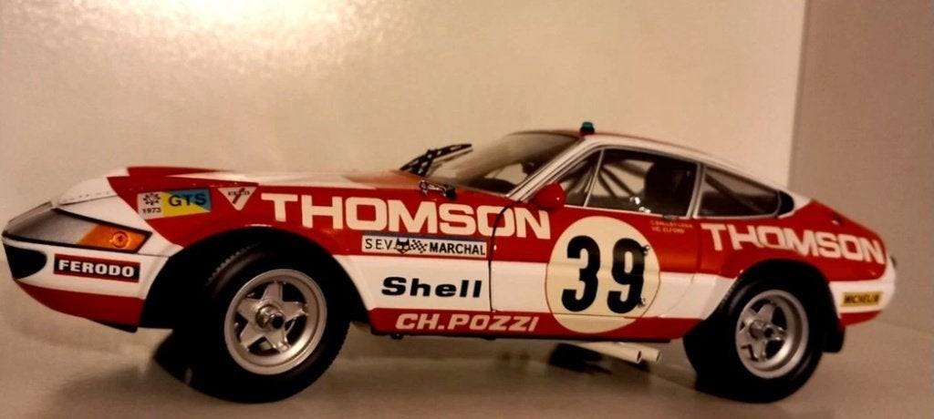 1/18 Ferrari 365 GTB4 GR.4 DAYTONA COMPETIZIONE LE MANS 1973, Hobby & Loisirs créatifs, Voitures miniatures | 1:18, Enlèvement ou Envoi