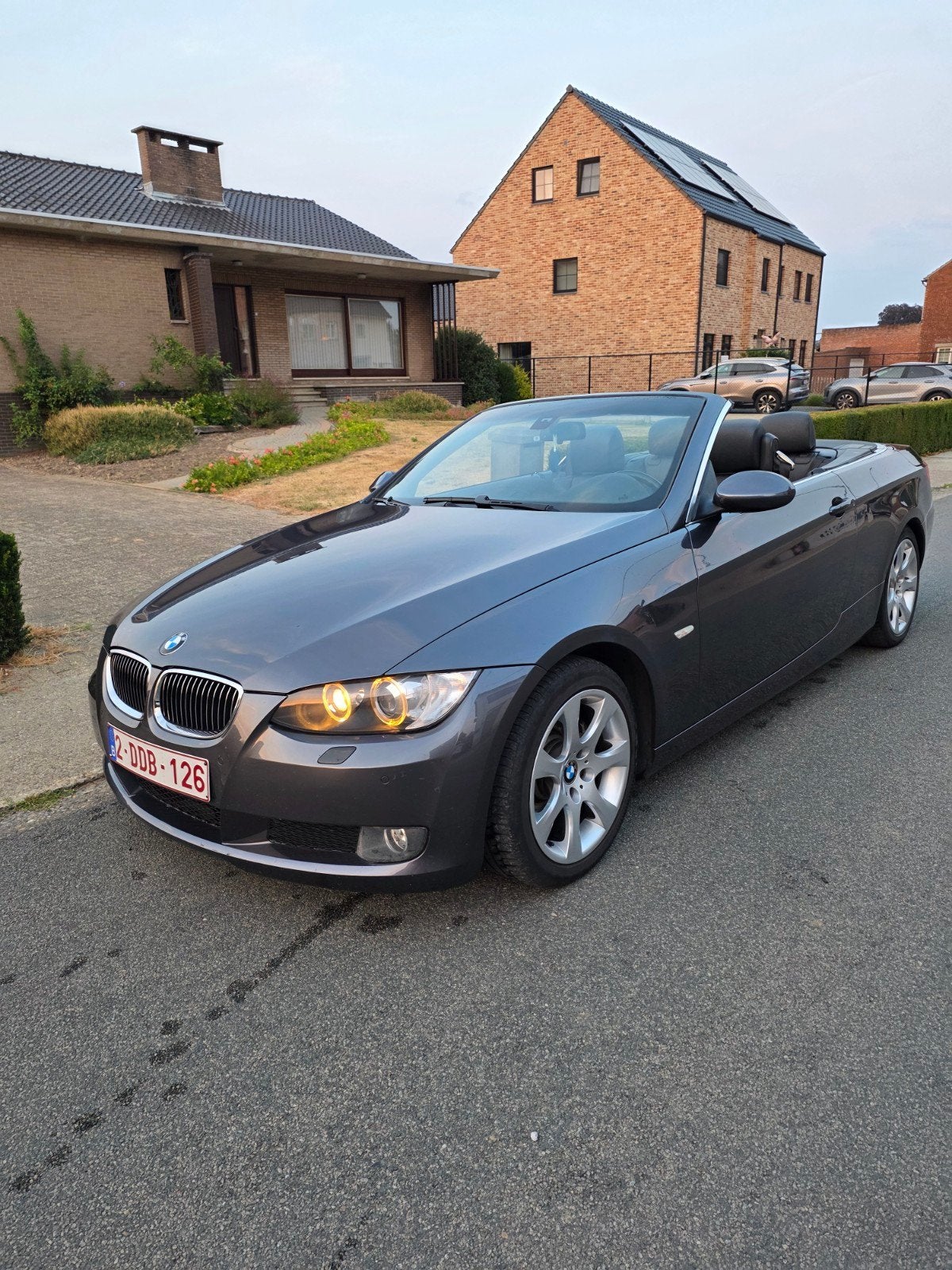 bmw e93 325d cabrio automaat, Autos, Cuir, Achat, Cabriolet, Noir