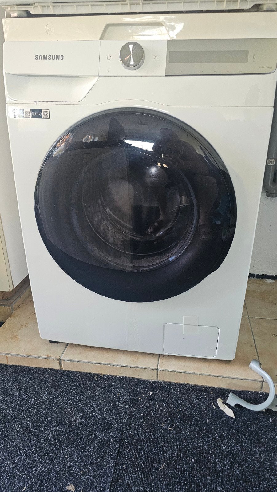 Samsung WW80T734ABH wasmachine 8kg QuickDrive AutoDose, 1200 à 1600 tours, 85 à 90 cm, Comme neuf, Chargeur frontal
