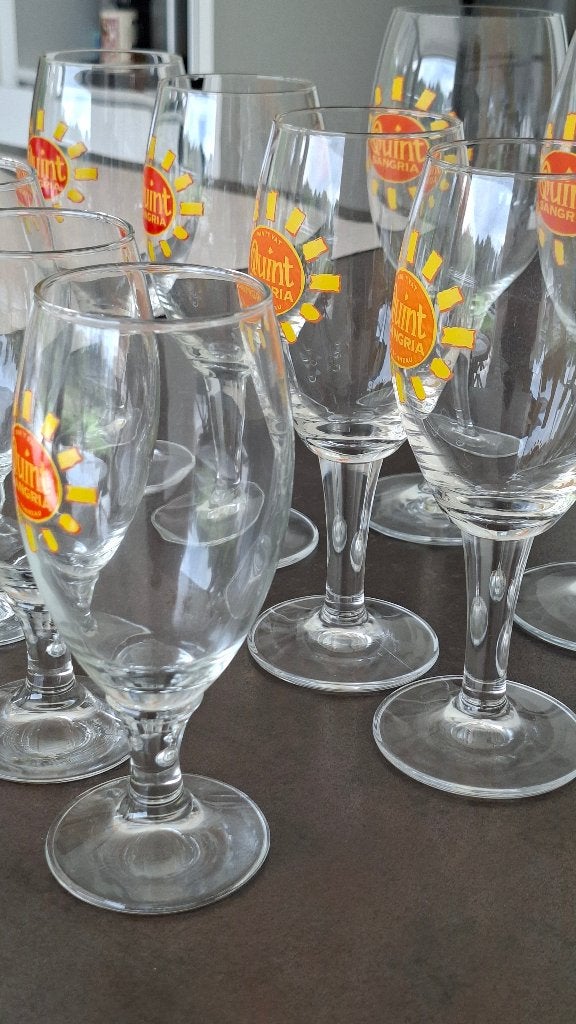 Quint sangria glazen. 3€/stuk, Ophalen, Nieuw, Overige typen