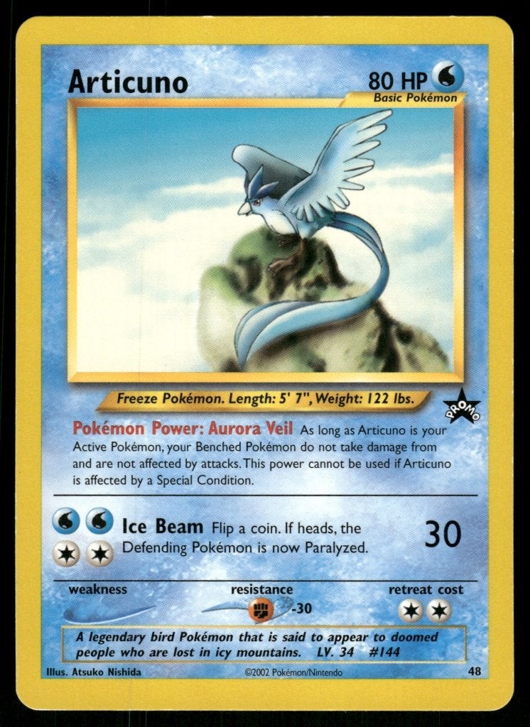 Articuno 48/53 - Wizards Black Star Promos (NM), Hobby en Vrije tijd, Verzamelkaartspellen | Pokémon, Verzenden, Gebruikt