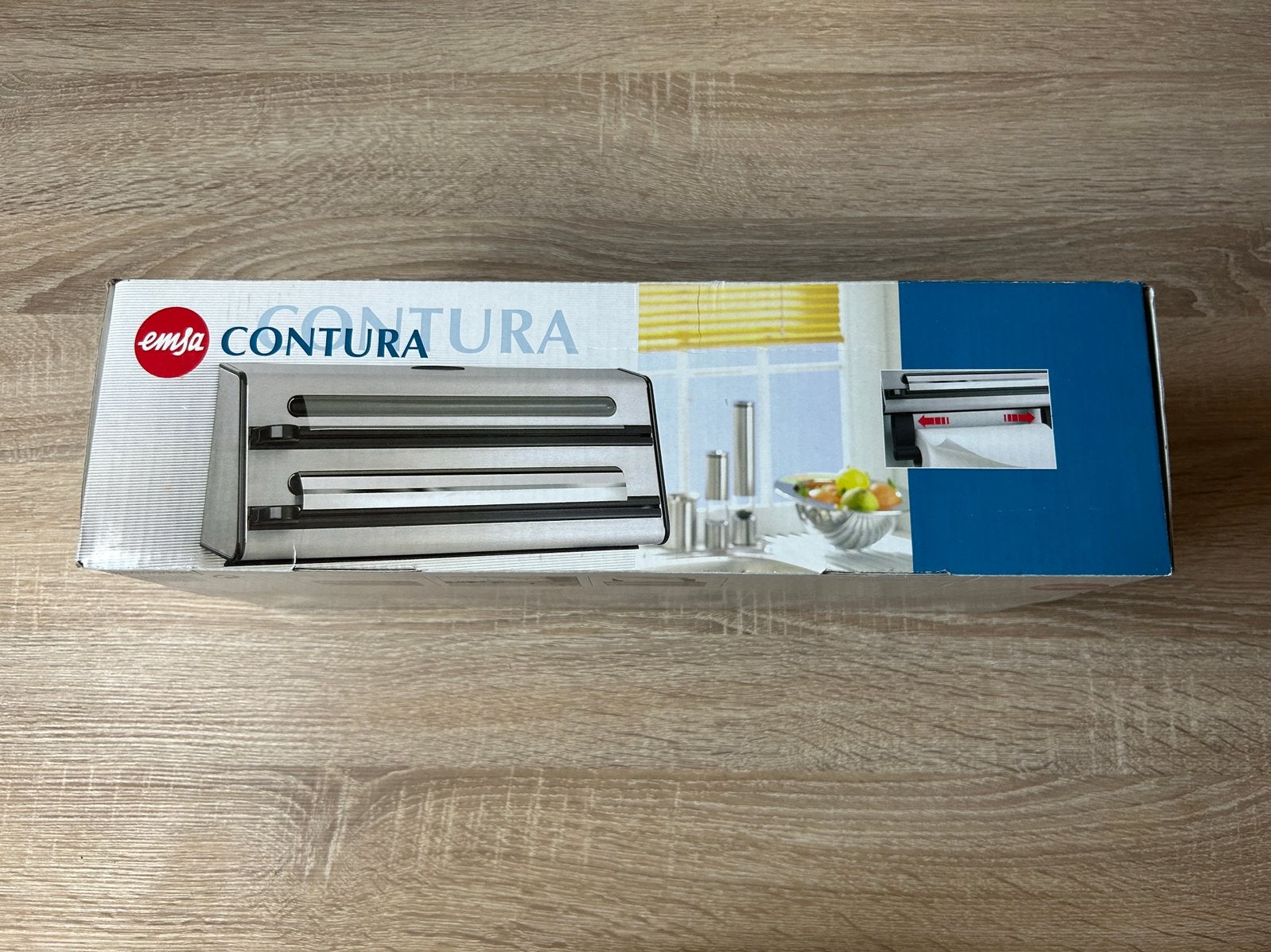 Keukenrol en aluminiumfolie houder, Huis en Inrichting, Keuken | Keukenbenodigdheden, Overige typen, Kunststof, Zilver, Ophalen of Verzenden