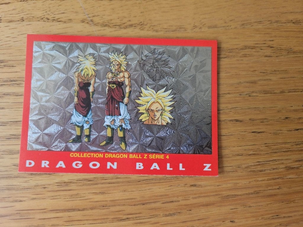 dragonball z kaart shiny reverseholo red line Broly SS, Ophalen of Verzenden, Nieuw, Losse kaart