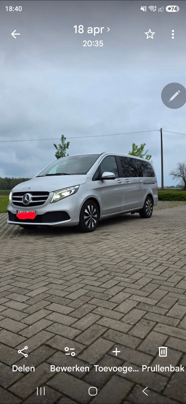 mercedes v klasse, Auto's, Automaat, Euro 6, Diesel, Particulier