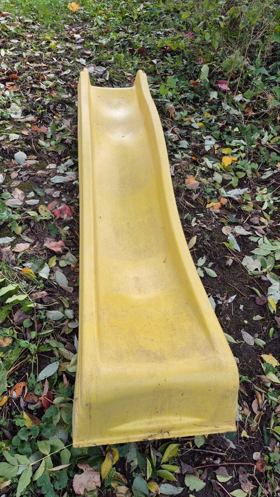 Kunsstof Glijbaan, Ophalen