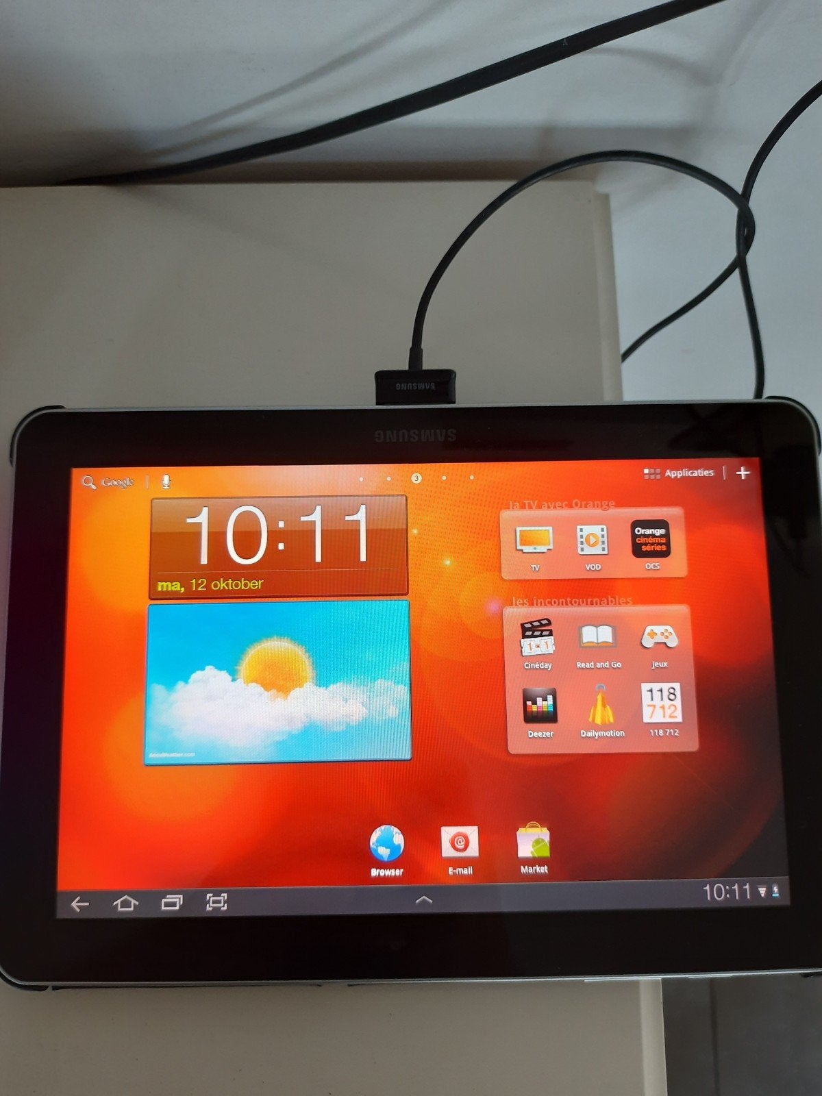 Samsung tablet, Computers en Software, Ophalen of Verzenden, Gebruikt, Samsung galaxy tablet