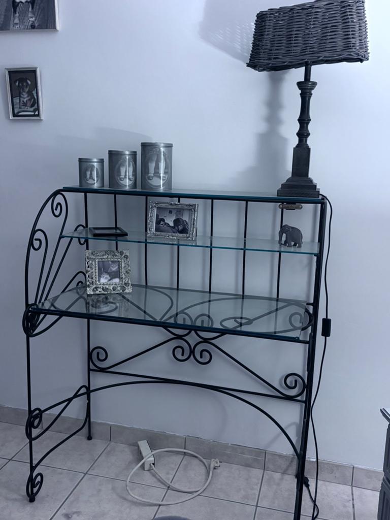 Coiffeuse, console, secrétaire, Maison & Meubles, Enlèvement, Comme neuf, Verre
