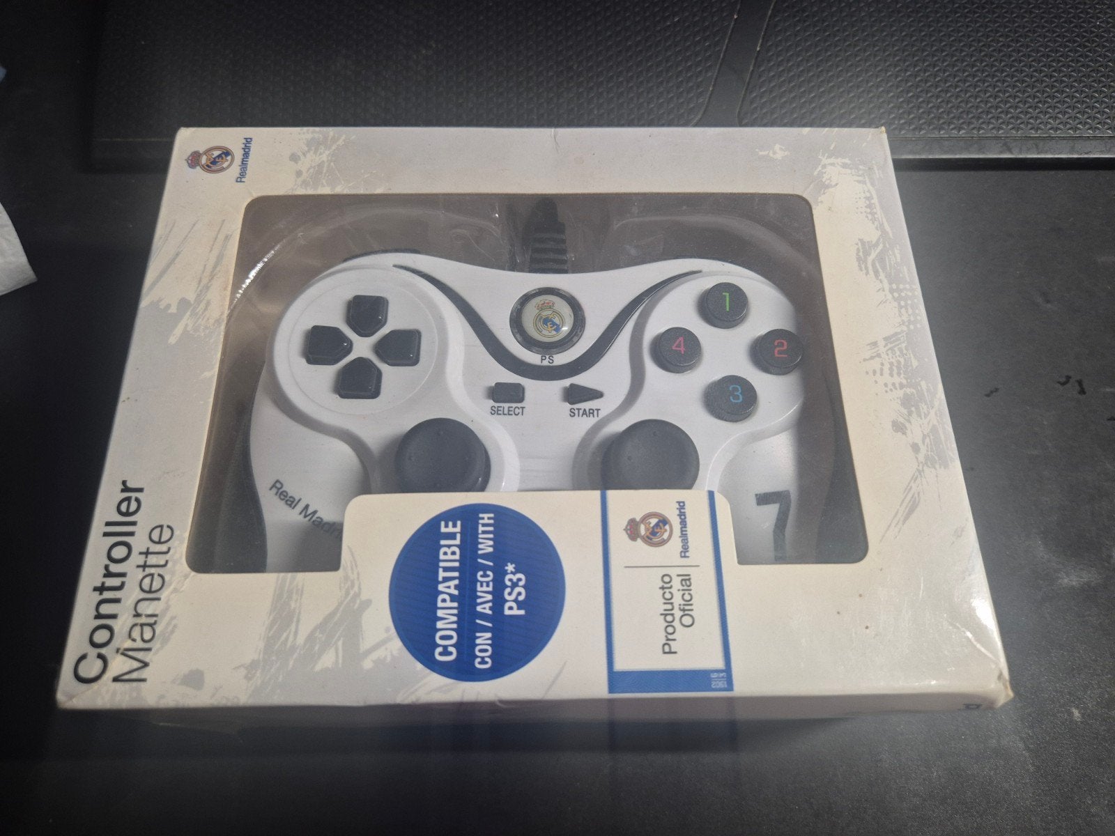 Manette playstation 3 filaire Real Madrid, Consoles de jeu & Jeux vidéo, Consoles de jeu | Sony PlayStation 3, Enlèvement, Utilisé