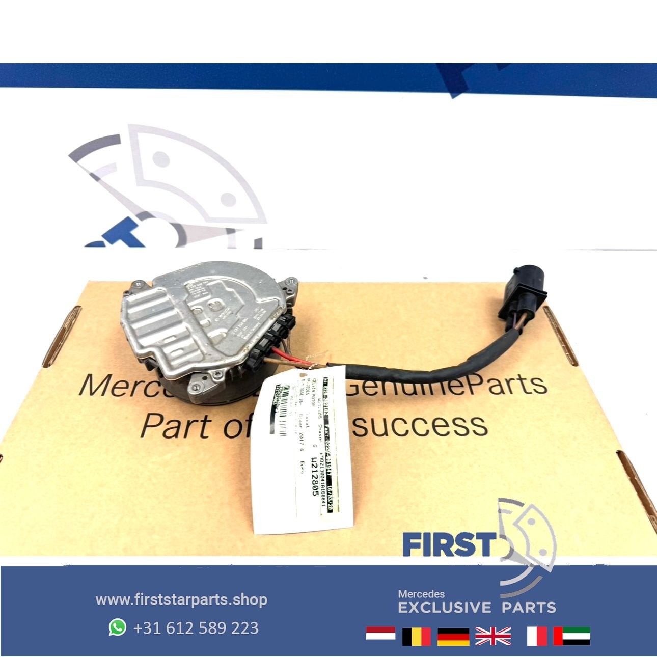 KOELVAN MODULE A0999069000 63 AMG Ventilator MOTOR Mercedes, Gebruikt, -, Ophalen of Verzenden, -