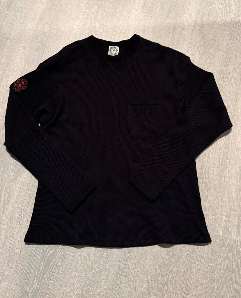 Chrome hearts thermal long sleeve, Ophalen of Verzenden, Zo goed als nieuw, Maat 48/50 (M), Zwart