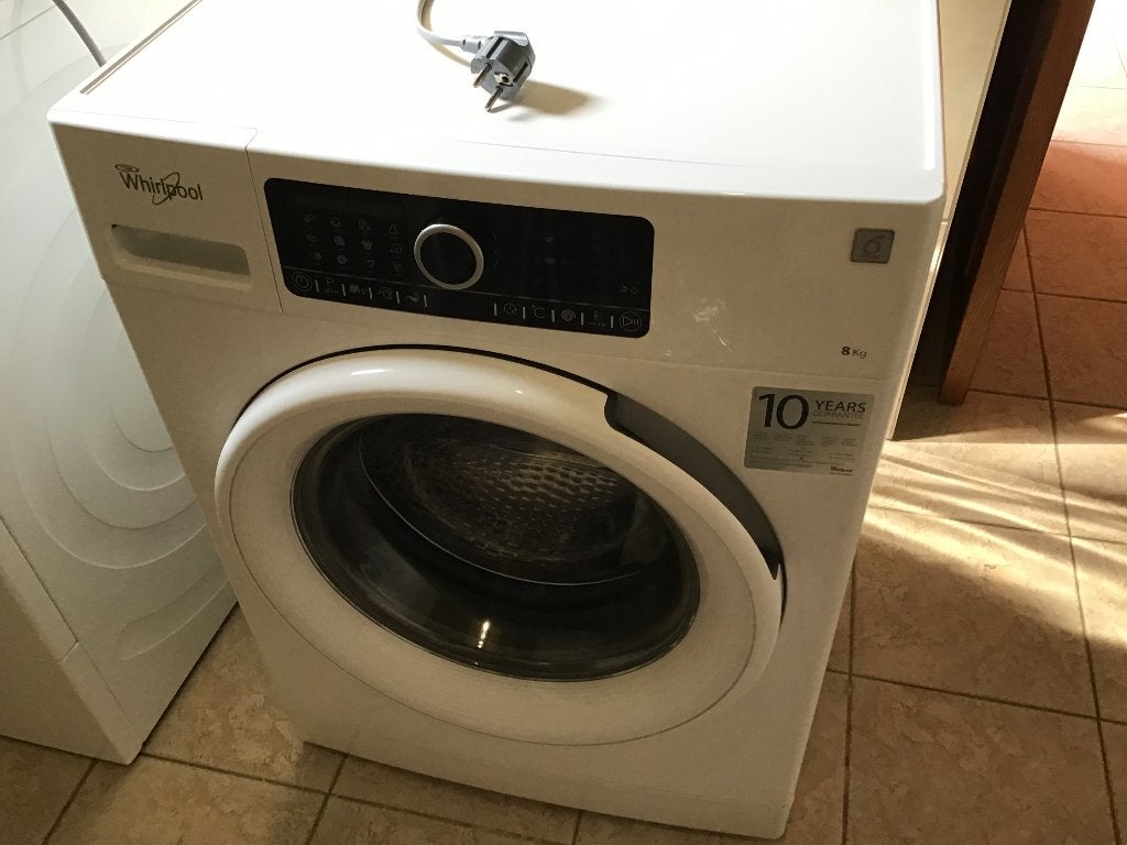Whirlpool wasmachine 6th sense, 8 kg, 1400 toeren/min, A+++, Elektronische apparatuur, Ophalen, 1200 tot 1600 toeren, Gebruikt