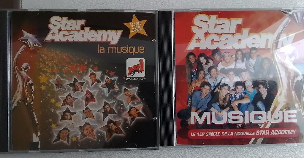 2 CD'S STAR ACADEMY 2001+2002, Enlèvement, Comme neuf, Autres genres