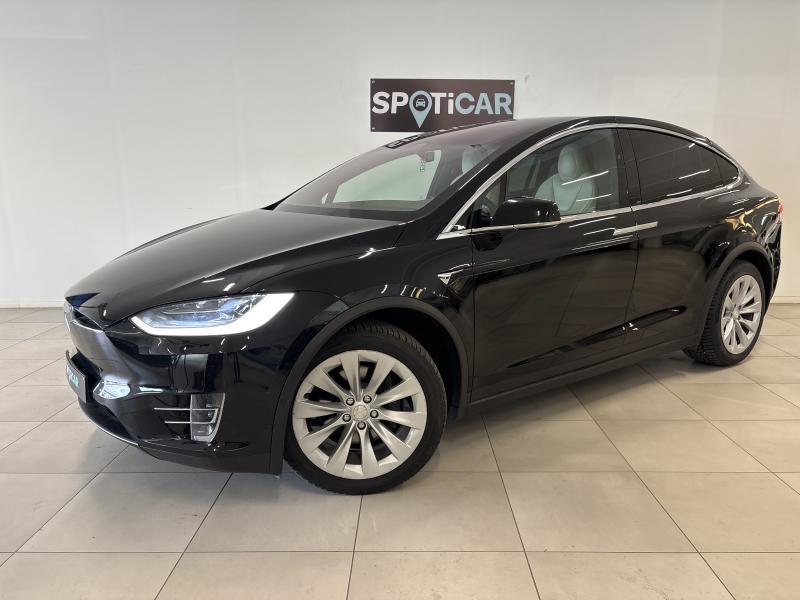 Tesla Model X X 100D - 6 PLACES, Auto's, Tesla, Automaat, Model X, Beige, Zwart