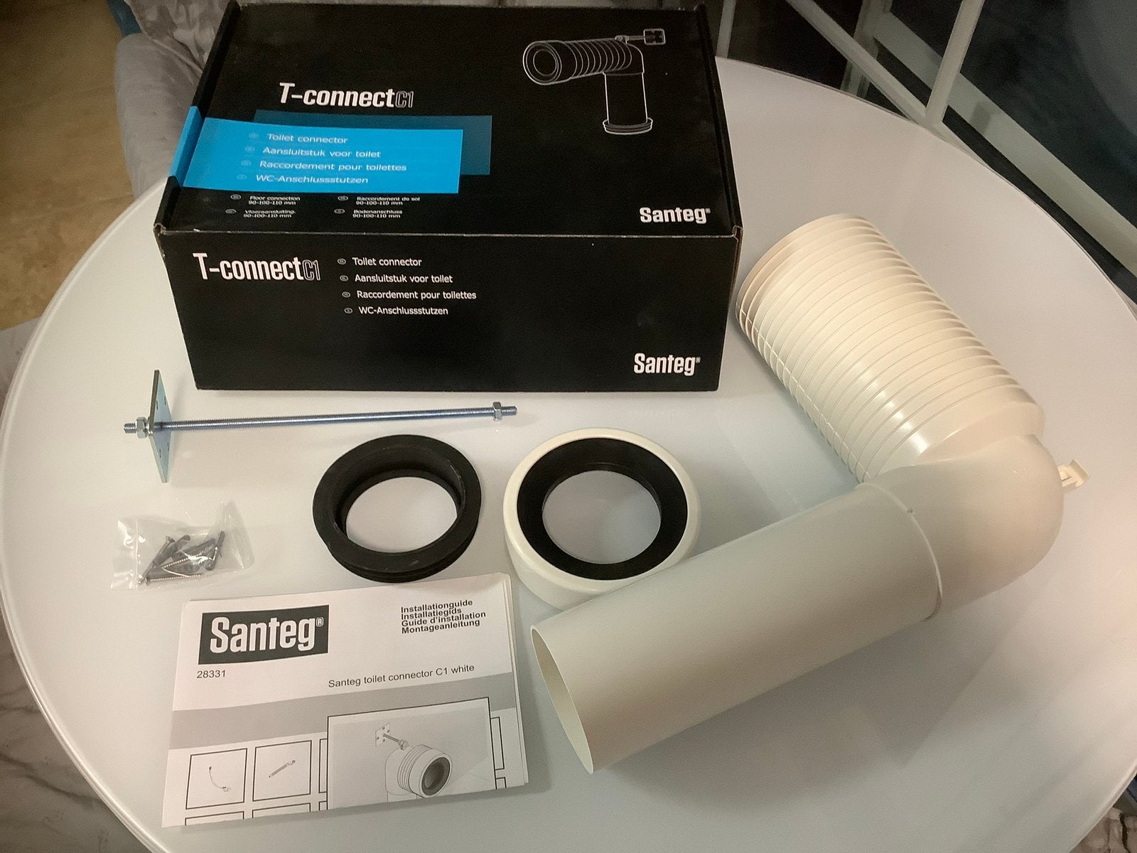 Raccord Santeg pour toilettes debout, Bricolage & Construction, Sanitaire, Enlèvement, Neuf, Toilettes