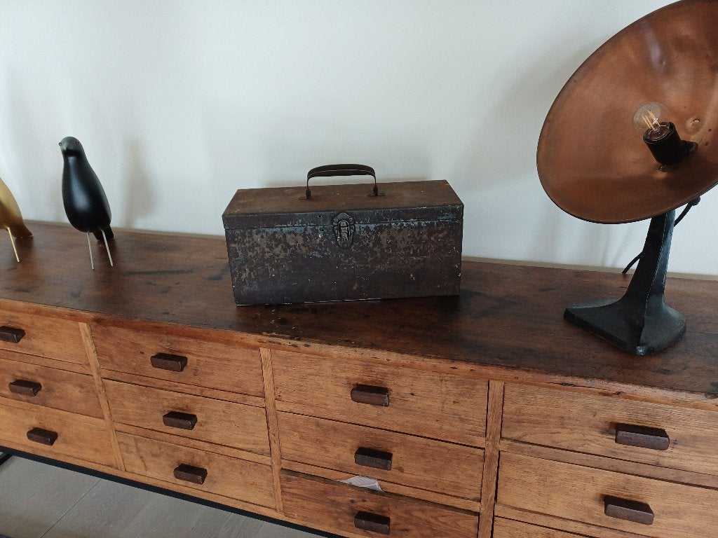 Boîte à outils pour camions CMP à vendre WWII 1940, Enlèvement ou Envoi, Utilisé, Moins de 50 cm, Métal