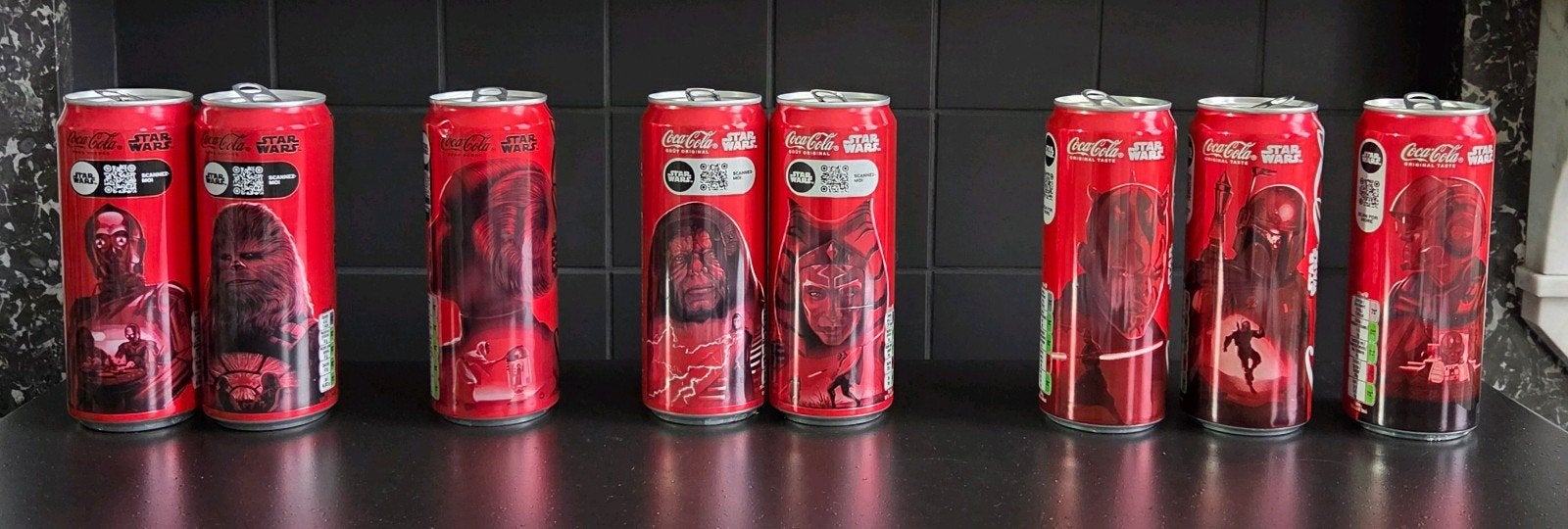 Coca-Cola blikken Star Wars, Verzenden, Gebruikt