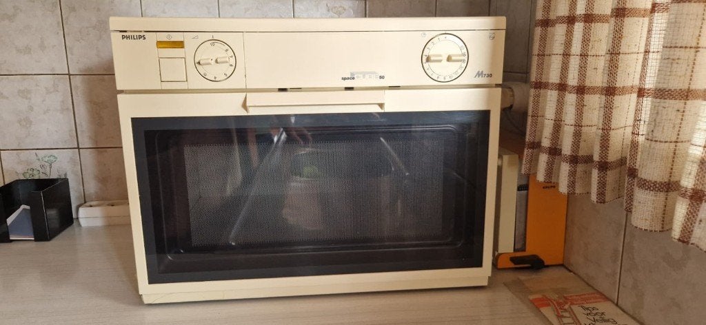 Philips Space Cube 50 M730 microgolfoven, Elektronische apparatuur, Microgolfovens, Ophalen, Gebruikt, Vrijstaand, Microgolfoven