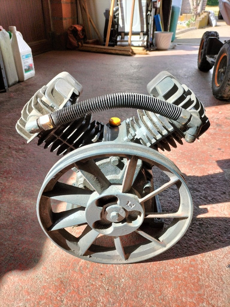 compressor kop, Doe-het-zelf en Bouw, Compressors, Ophalen, Gebruikt, 6 tot 10 bar, 200 tot 400 liter/min