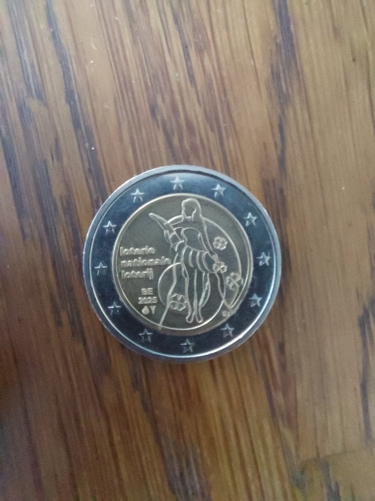2 euro muntstuk, Ophalen, België, 2 euro, Losse munt