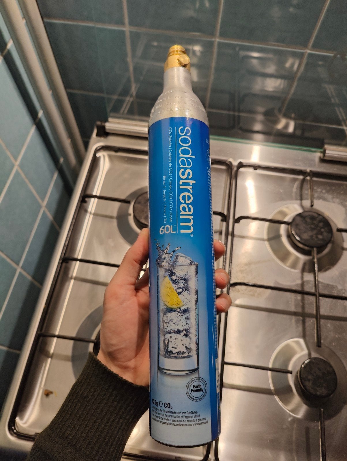 Bouteille pleine Sodastream CO2 60L, Enlèvement