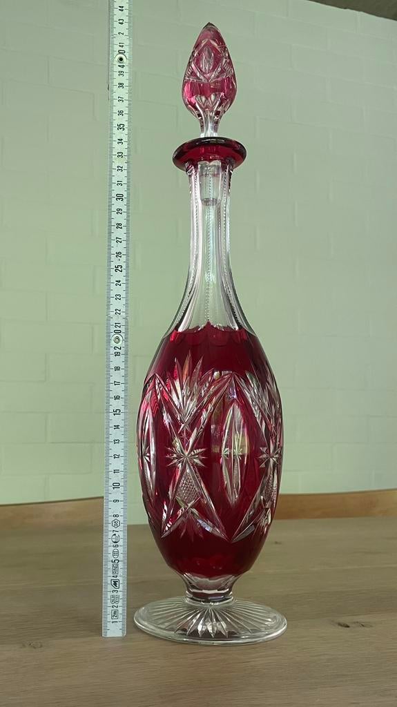 Mooie karaf Val Saint Lambert, Collections, Verres & Petits Verres, Comme neuf, Enlèvement