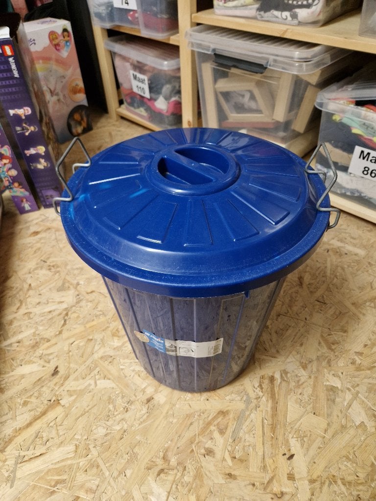 Luieremmer afsluitbaar blauw 25l, Kinderen en Baby's, Badjes en Verzorging, Ophalen, Gebruikt, Luieremmer, Overige merken
