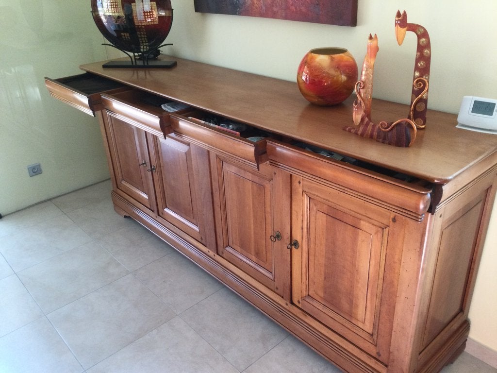 Dressoir en merisier massif. 4 tiroirs, Avec tiroir(s), 25 à 50 cm, Cerisier, Comme neuf