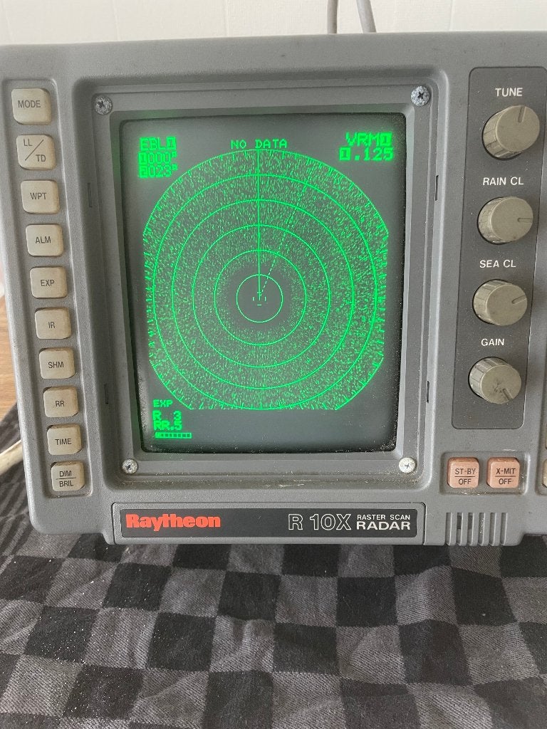 Raytheon R10X radar met 15 meter kabel, Sports nautiques & Bateaux, Enlèvement ou Envoi, Utilisé, Radar