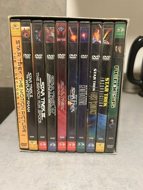 Dvd Box Star trek: The Movies 1 - 10, Met bonustracks, Actie, Ophalen of Verzenden, Zo goed als nieuw