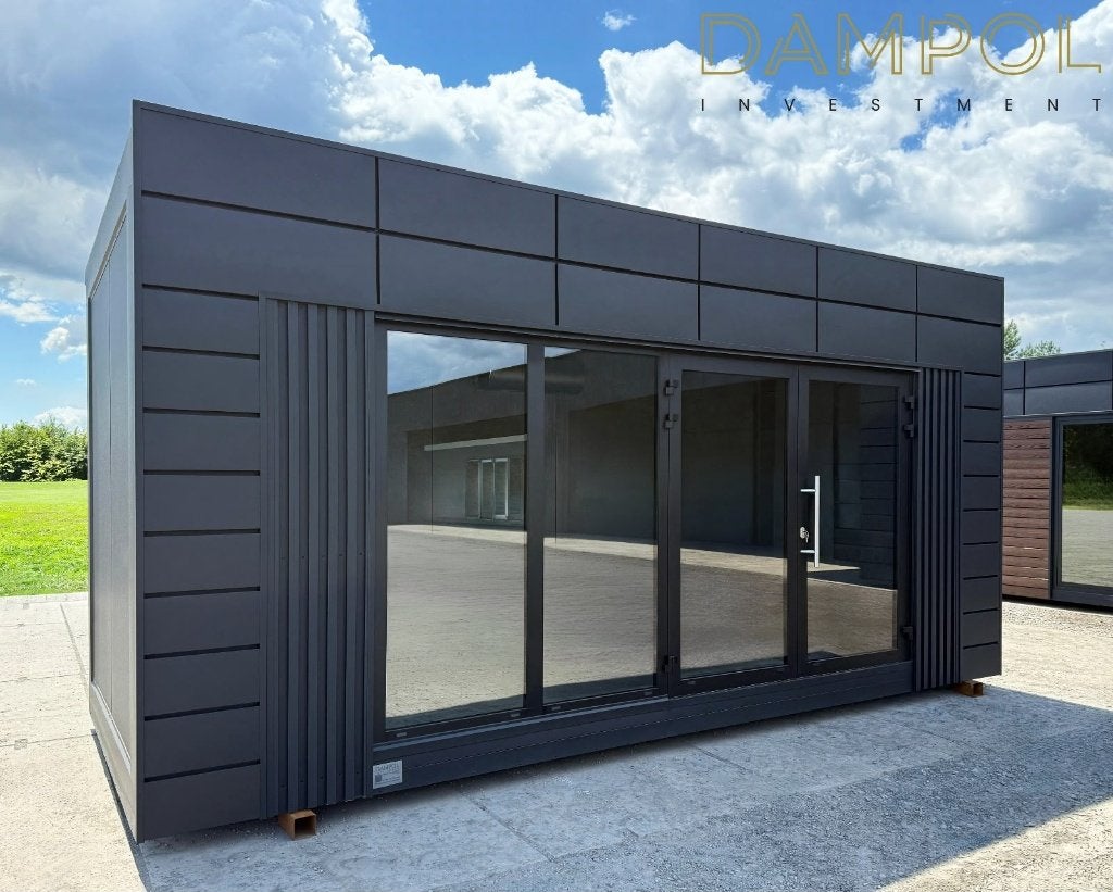 Modern en esthetisch paviljoen/tiny house 600x240, Immo