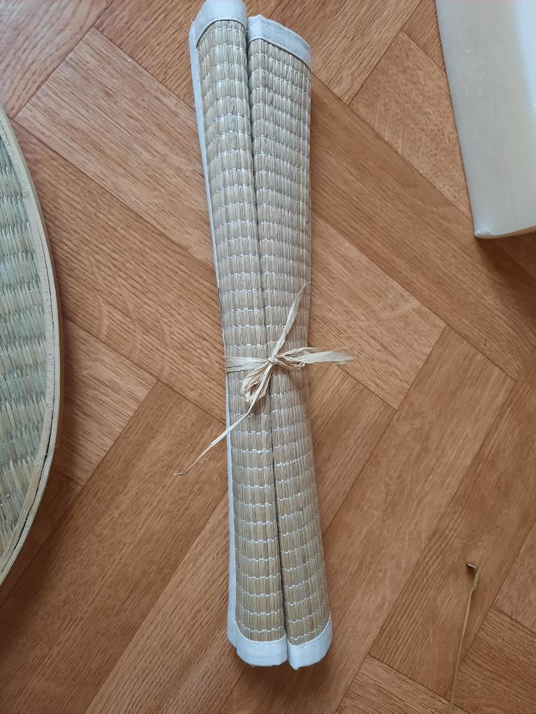 set van 2 nieuwe rotan placemats, Huis en Inrichting, Keuken | Servies, Ophalen of Verzenden, Nieuw