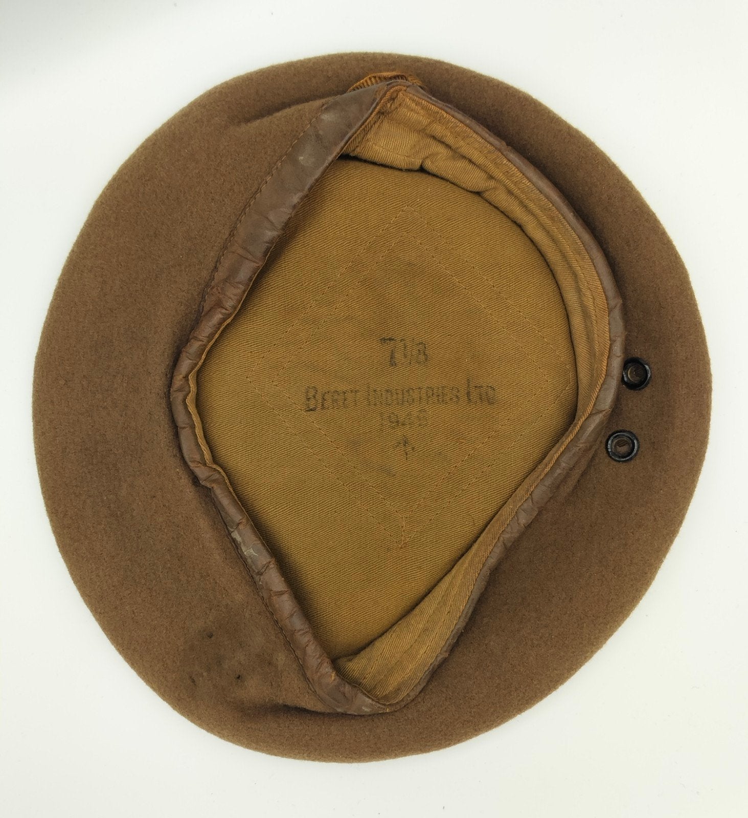 Originele Britse kaki baret wo2, Ophalen of Verzenden