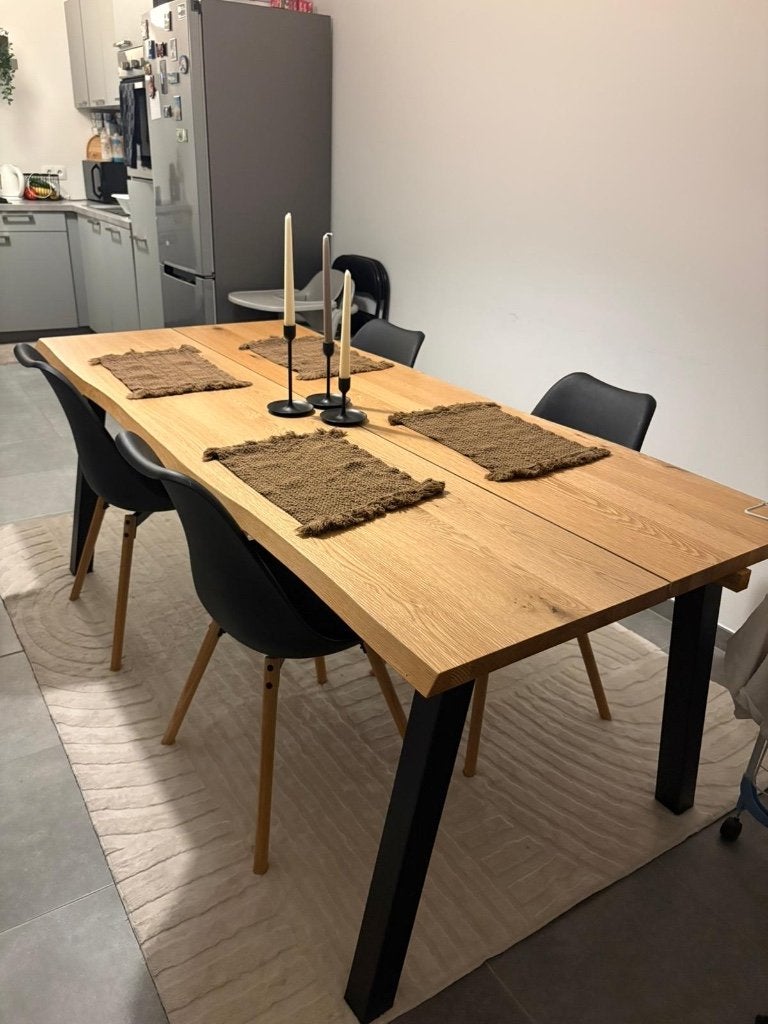 Table à manger, Maison & Meubles, Enlèvement, Comme neuf, 4 à 6 chaises