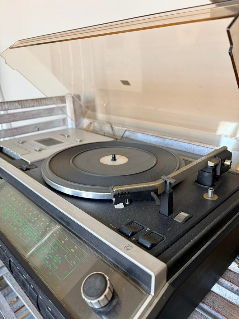 Philips combi, Audio, Tv en Foto, Platenspelers, Ophalen, Gebruikt, Platenspeler, Philips