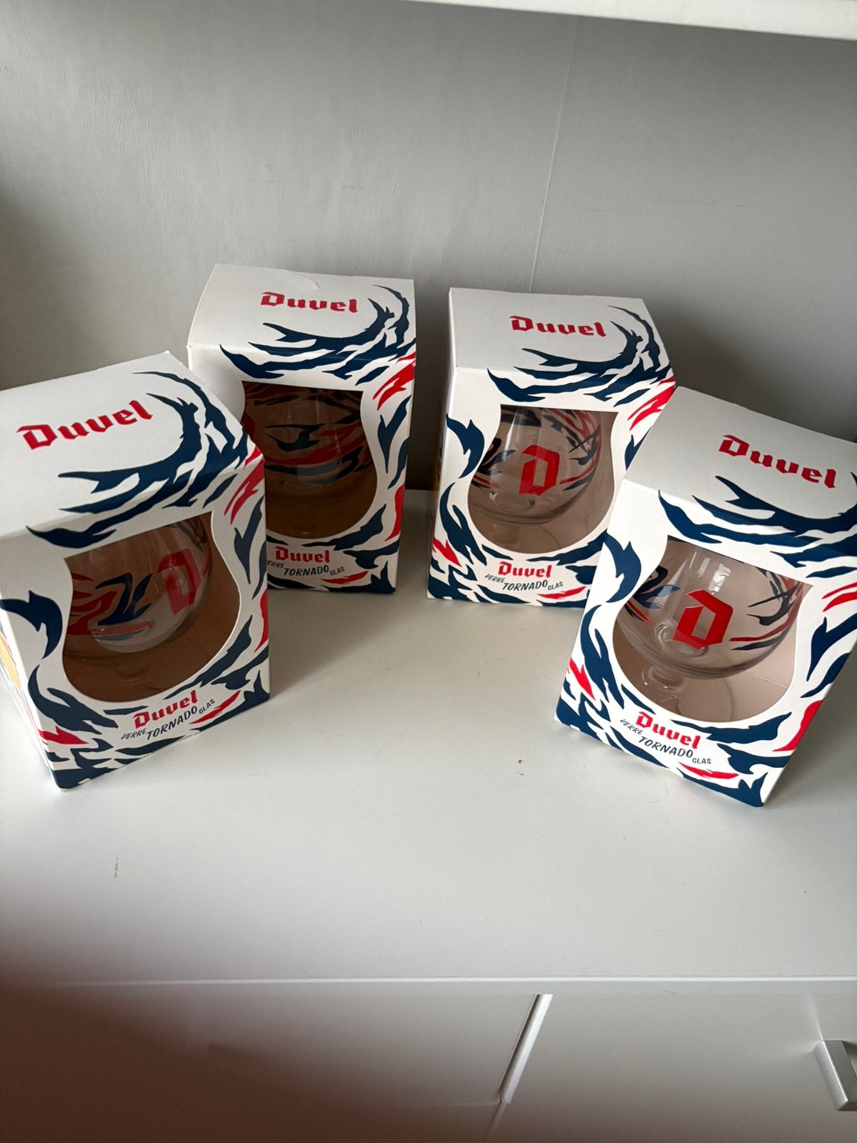 4 brillen uit de DUVEL, TORNADO collectie, Verzamelen, Ophalen of Verzenden, Duvel