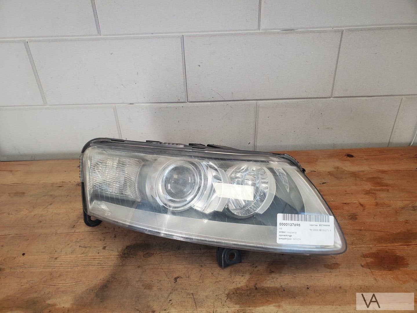 Audi A6 4f 2004 - 2009 xenon koplamp met bochtlicht rechts, Gebruikt, -, -, -