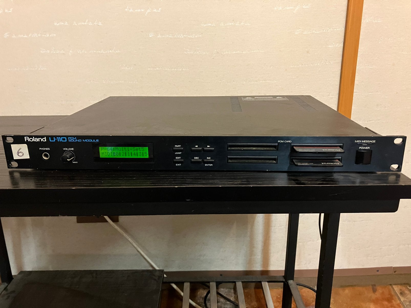 Roland U-110 pmc sound module, Muziek en Instrumenten, Ophalen of Verzenden, Zo goed als nieuw
