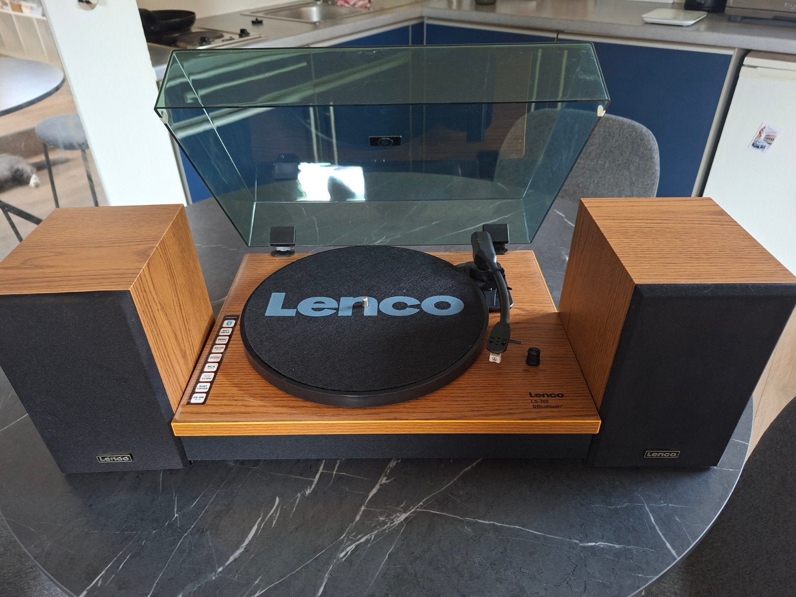 Tourne-disque Bluetooth Lenco LS300, Enlèvement, Comme neuf, Tourne-disque, Autres marques