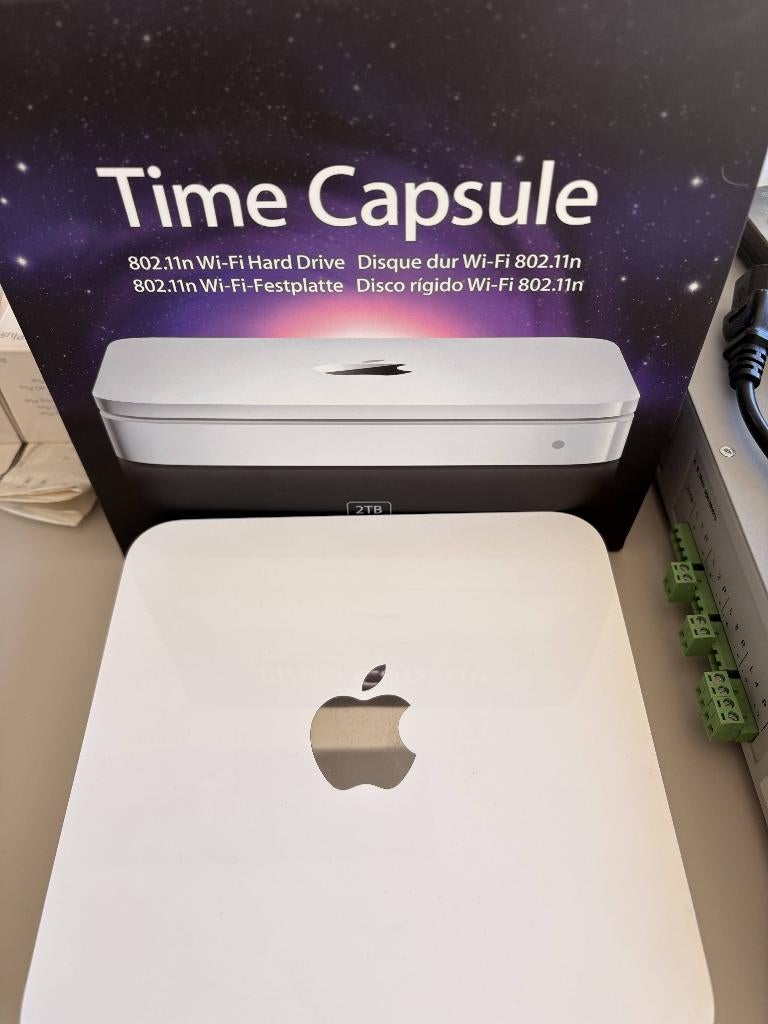 Apple Time Capsule + 8x Airport Express Wi-Fi + 2x Apple TV, Enlèvement, Utilisé, Routeur, Apple