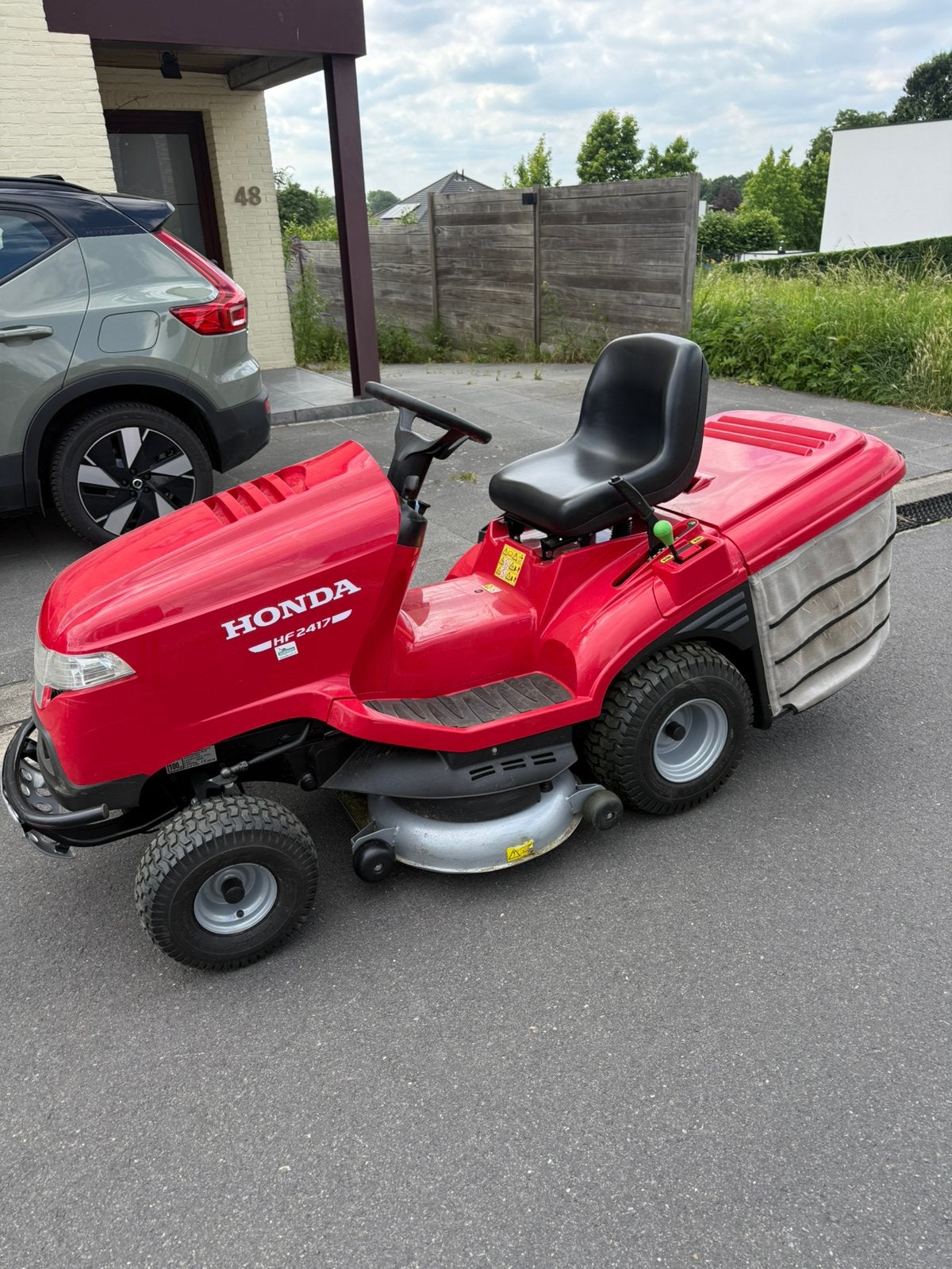 Honda HF2417Zitmaaier (2018) Slechts 126 uur Compleet pakket, Ophalen, Zo goed als nieuw, Mulchfunctie