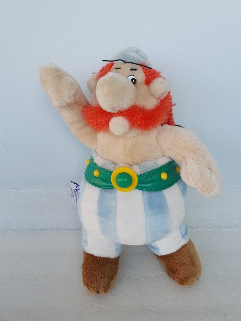 Knuffel Asterix & Obelix: Obelix ca. 33 cm (1994), Ophalen of Verzenden, Gebruikt