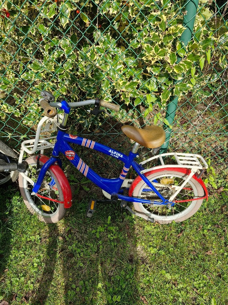 kinderfiets, Ophalen, Terugtraprem, Alpina, 16 tot 20 inch