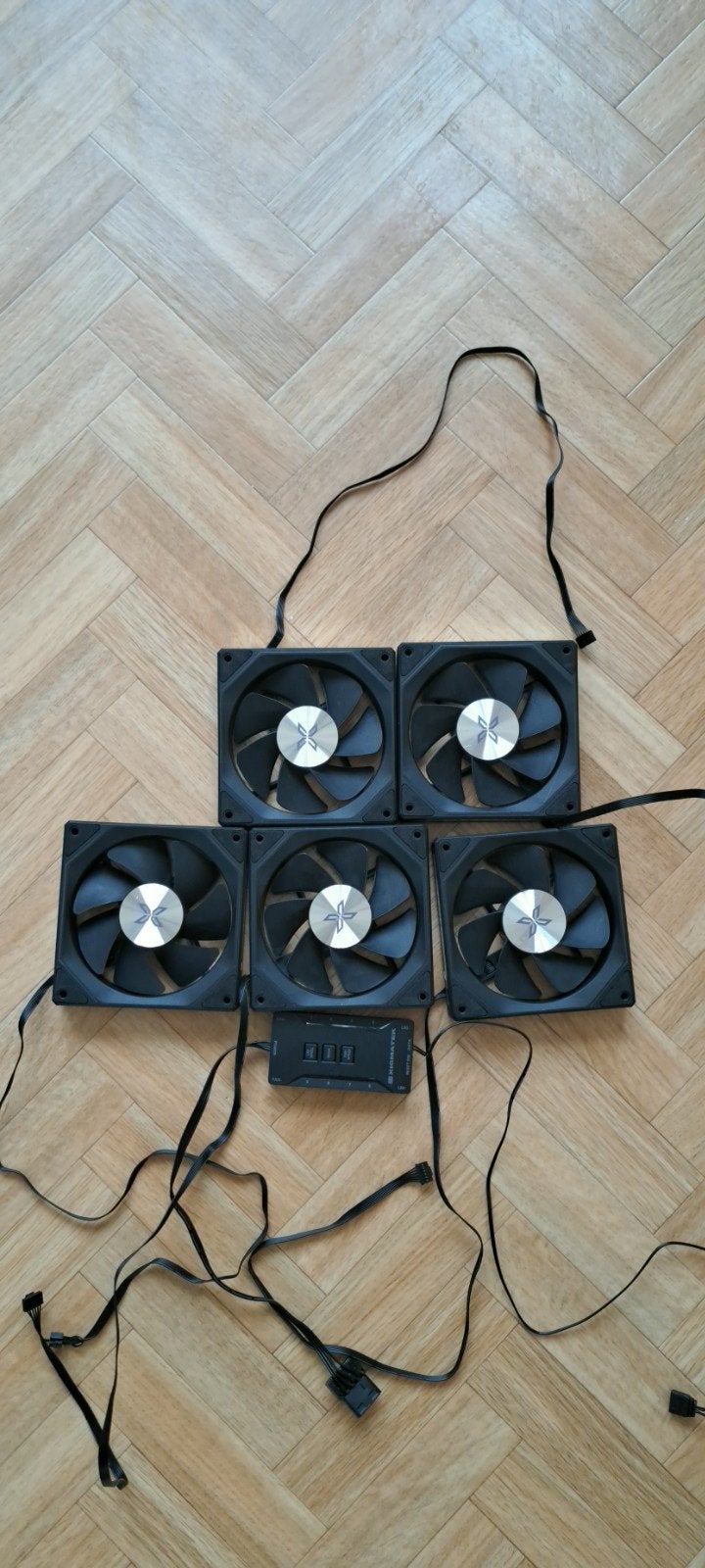 5x Xigmatek ARGB 120mm computer ventilatoren, Computers en Software, Computerkoelers, Ophalen of Verzenden