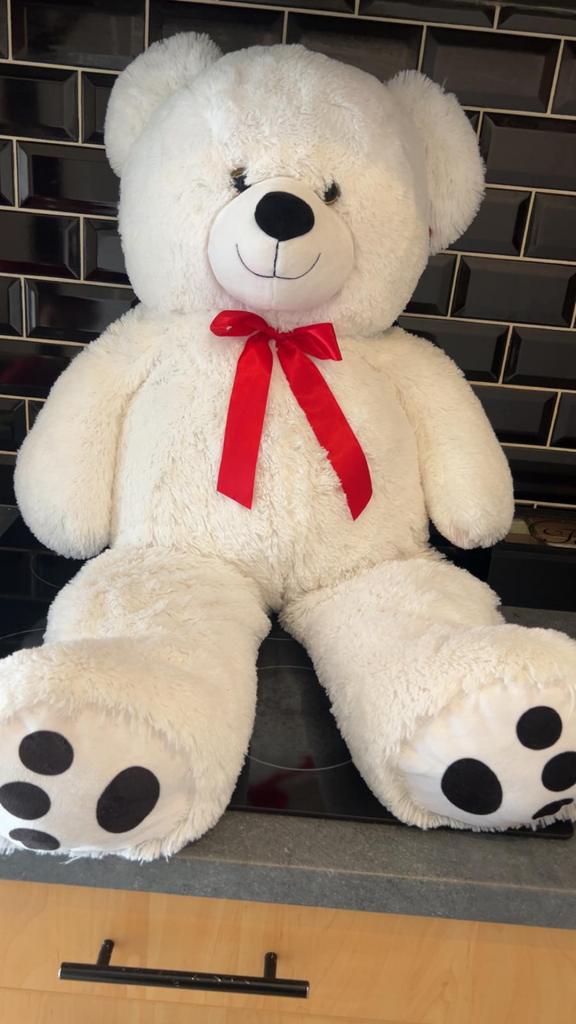 Mooie witte beer, Enfants & Bébés, Jouets | Peluches, Enlèvement, Comme neuf, Ours