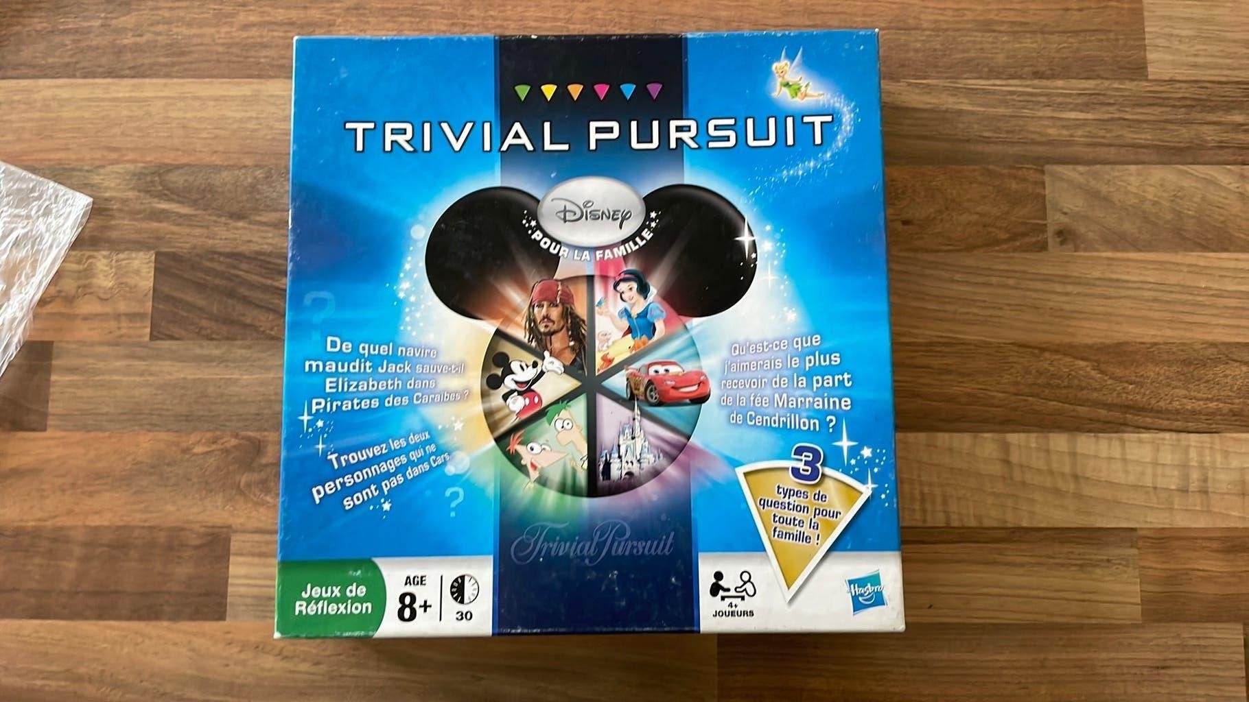 Jeu de société - Trivial pursuit Disney - Hasbro, Hobby en Vrije tijd, Gezelschapsspellen | Bordspellen, Een of twee spelers, Ophalen of Verzenden