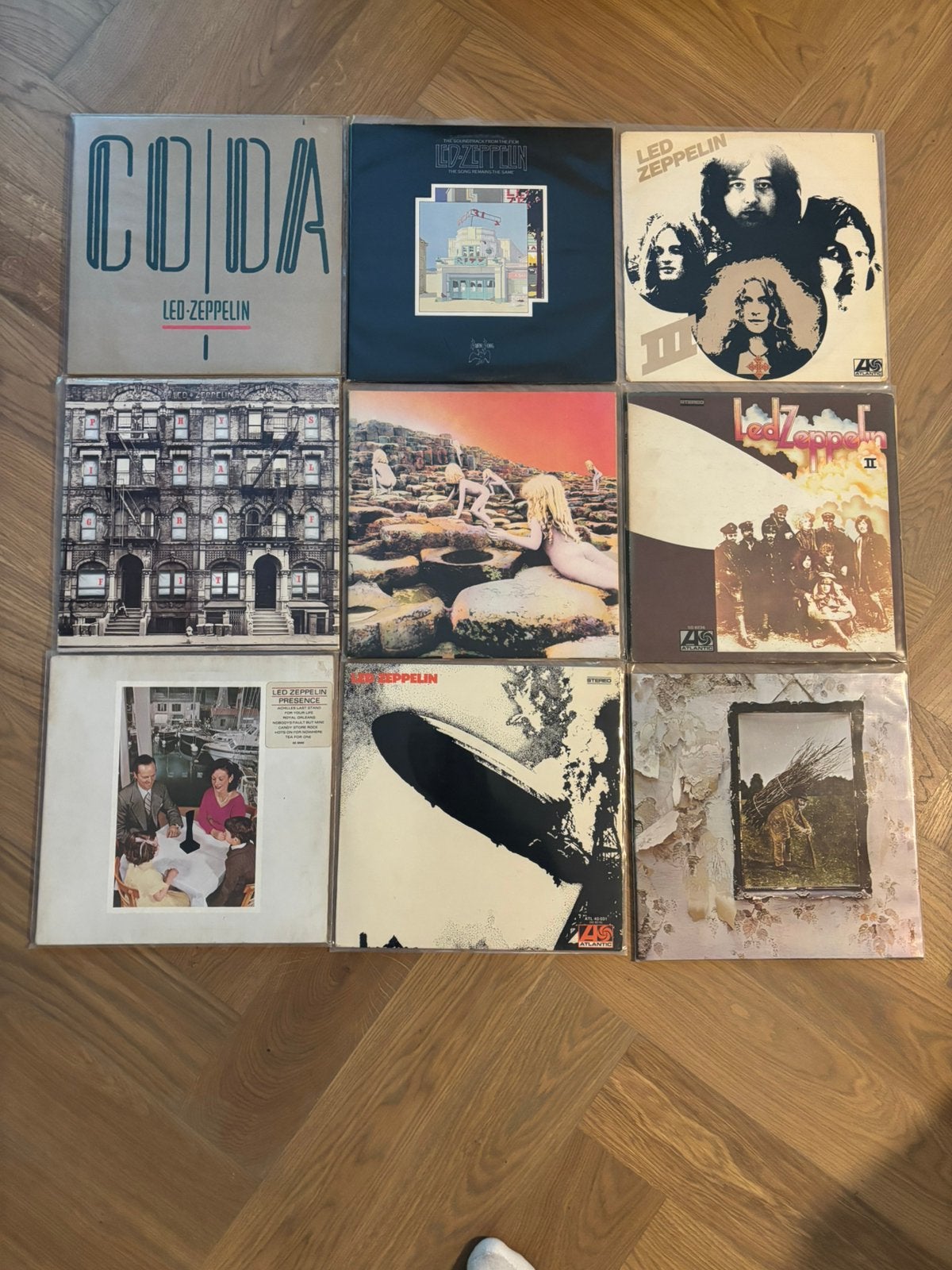 Grote collectie lp’s led zeppelin 9 stuks vinyl (1, 2, 3..), Ophalen of Verzenden, Zo goed als nieuw