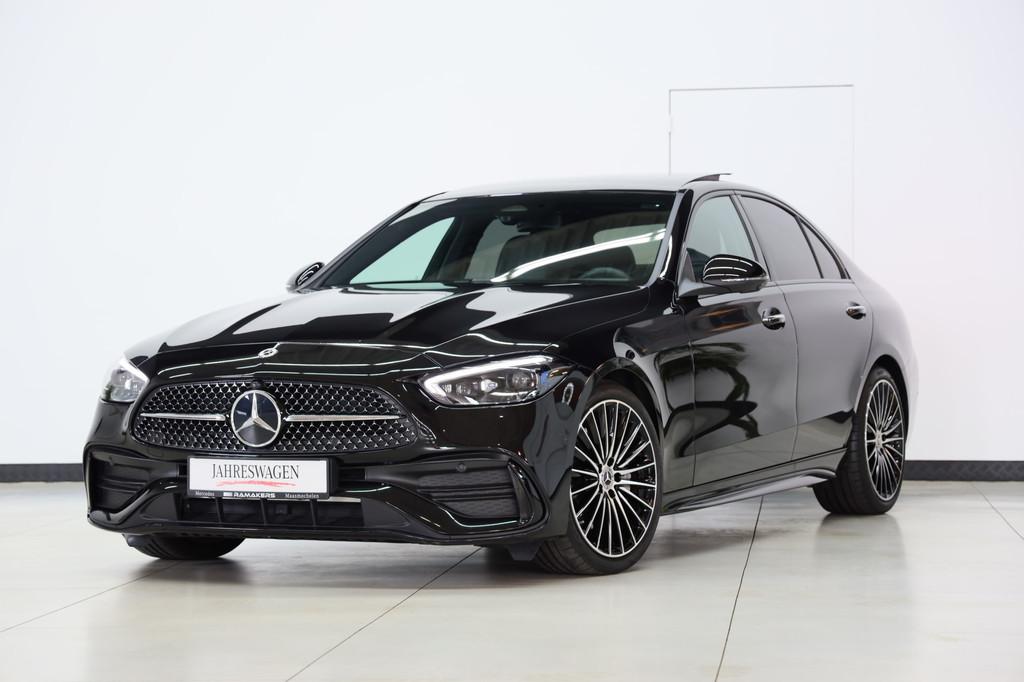 Mercedes-Benz C 300 AMG Night 19" PANORAMA Burmester 360ca, Auto's, Mercedes-Benz, Bedrijf, Te koop, C-Klasse, 360° camera, ABS