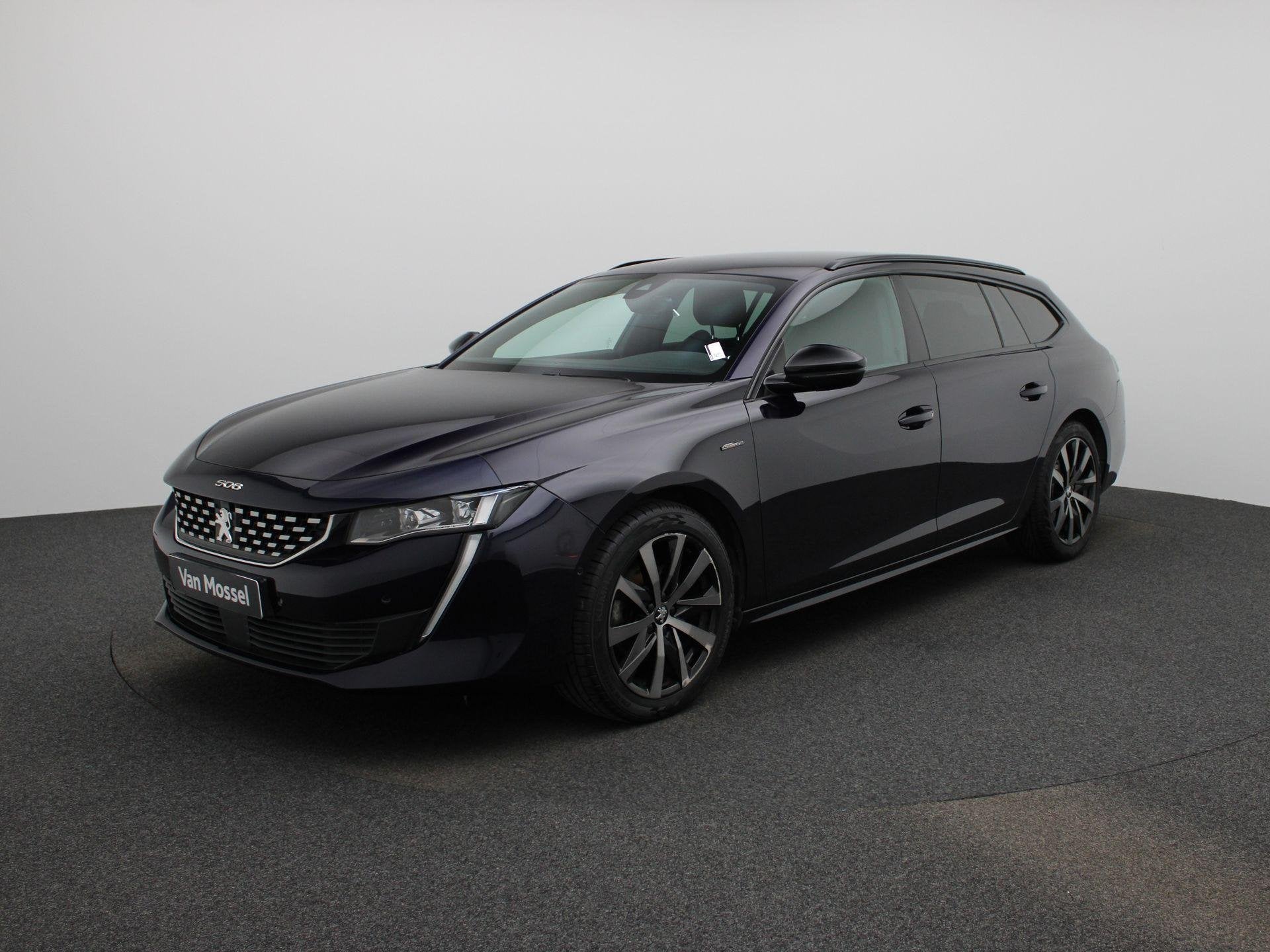 Peugeot 508 SW 1.6 PureTech 180 S&S EAT8 GT Line | Camera |, Auto's, Stof, Gebruikt, 4 cilinders, 181 pk