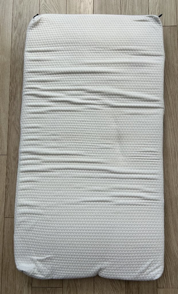 Aerosleep Evolution matras pakket baby en peuter, Ophalen, Gebruikt, Wit, Beddengoedset